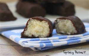 Barritas De Coco Y Chocolate
