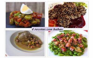 4 Recetas Con Habas.
