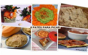 6 Patés Para Picar.
