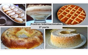 Postres Internacionales. 2ª Parte.
