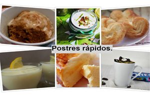 Postres Rápidos.
