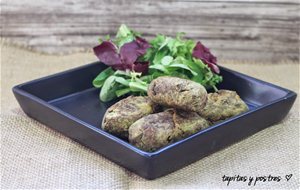 Croquetas Vegetarianas De Garbanzos Y Espinacas.
