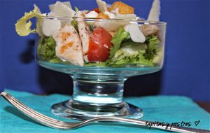 Ensalada César.
