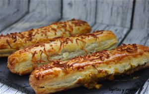 Canelones De Hojaldre Y Acelgas.
