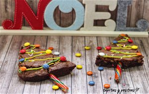 Brownie Árbol De Navidad.
