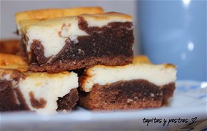 Brownie De Chocolate Y Queso
