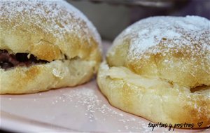 Bomba De Crema Y Chocolate.
