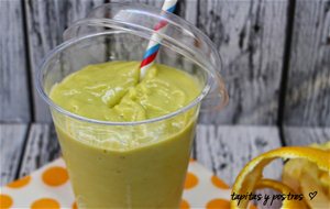 Batido De Naranja Y Aguacate.
