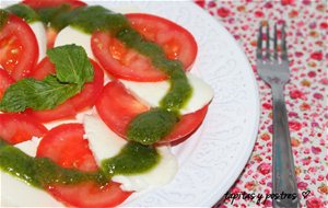 Ensalada Caprese.
