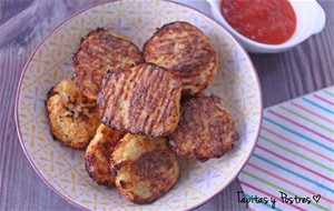 Tots De Coliflor Y Jamón Al Horno
