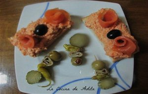 Tapa De Atún, Y Salmón Ahumado
