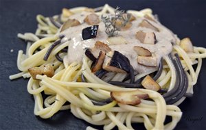 Espaguetis Con Salsa De Boletus
