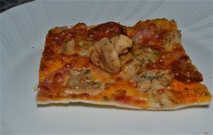 Pizza De Ibéricos Y Setas
