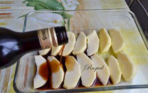 Salmón Con Manzana Al Horno Regadas Con Pedro Ximenez
