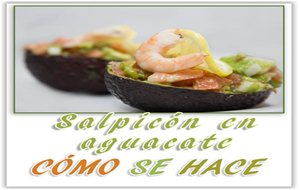 Salpicón De Langostinos Con Aguacate 
