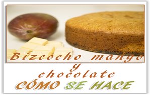 Bizcocho Casero De Chocolate Y Mango

