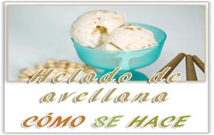 Helado De Avellana Casero
