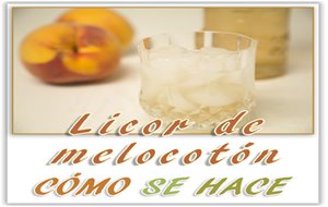 Licor Casero De Melocotón
