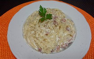 Espaguetis A La Carbonara
