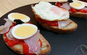 Tosta De Bacalao Ahumado
