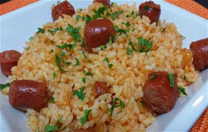 Arroz Salteado Con Chistorra
