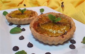 Tartaletas Con Chocolate Y Naranja
