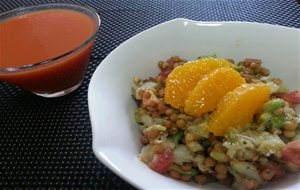 Ensalada De Lentejas Con Bacalao
