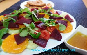 Ensalada De Remolacha Y Naranja
