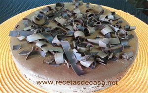 Tarta De Queso Y Chocolate