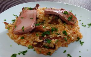 Risotto Con Setas Y Mousse De Pato
