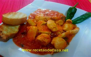 Pollo Con Salsa Picante Cocina Facil
