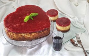 Tarta De Queso Con Mermelada Casera
