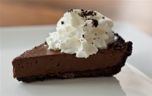 Pie de chocolate sin hornear