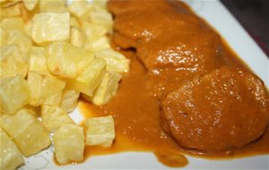 Solomillo De Cerdo En Salsa Con Patatas (olla Gm Y Fry)