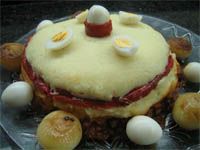 Receta Yucateca . Pastel De Patatas
