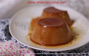 Flan De Dulce De Leche 
