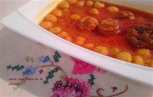 Garbanzos Con Chistorra Y Chorizo
