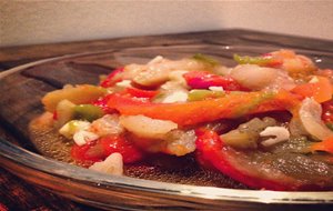 Escalivada Con Bacalao
