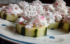 Canapés De Pepino
