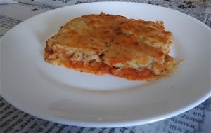 Pastel De Puré De Patata, Pisto Y Pescado Blanco
