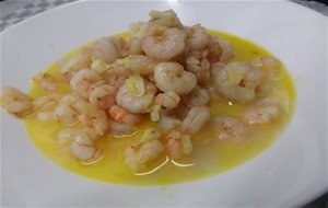 Gambas Al Ajillo (con Aceite A La Guindilla)
