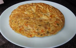 Tortilla De Pollo Asado Con Verduras
