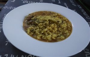 Arroz Caldoso De Embutido Y Verduras De Paella
