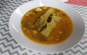 Guiso De Alubias Baby Con Falda De Cordero
