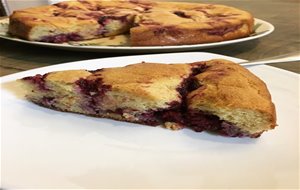 Torta De Harina De Soya Con Moras (no Contiene Gluten)