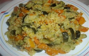 Quinoa Con Calabac&iacute;n Y Zanahorias