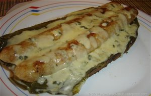 Bratwurst Al Queso Azul			