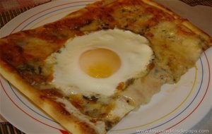 Pizza De Roquefort (con Huevo)			