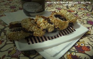 Rollitos De Crema De Avellana Y Galleta Crocantis
