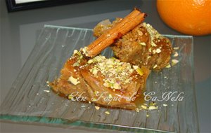 Baklava Con Sirope De Naranja Y Canela
